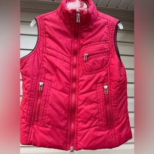 Rafaella Women's Vibrant Red Quilted Vest